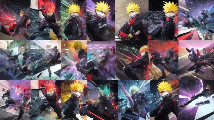 SeaArt Bot
Txt2Img
20:08:28
"A collage of different photos of Naruto dancing in his casual clothes. The photos are arranged in a way that creates a sense of rhythm and movement, and the overall effect is one of excitement and fun, portrait, neon, 1 boy, sh...