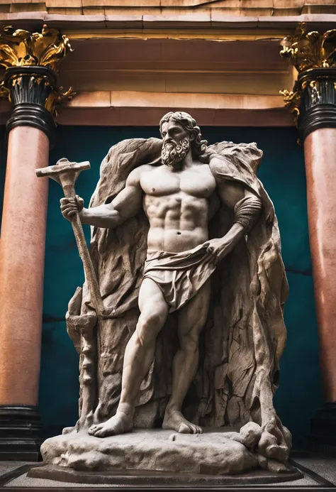 uma estatua de zeus