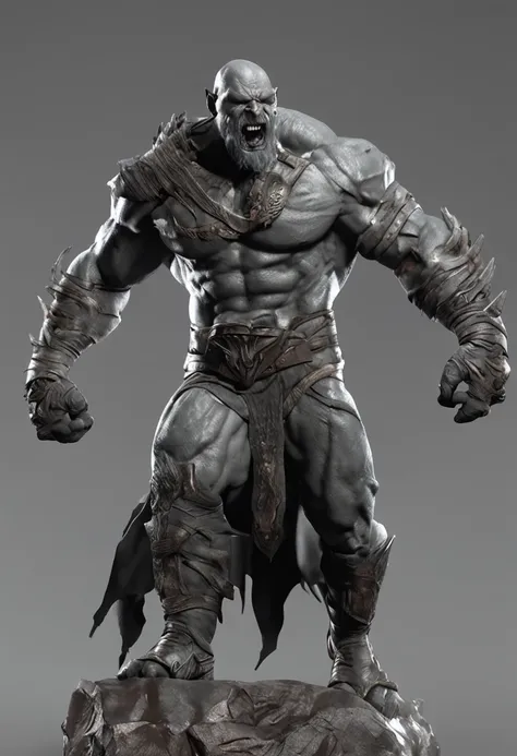 professional 3d render:1.3) af (Realistic:1.3) most beautiful artwork photo in the world，Features soft and shiny male heroes, ((Epic black hero fantasy muscle man rough angry look long hair short beard and ferocious expression in dynamic pose, Fantastic lo...