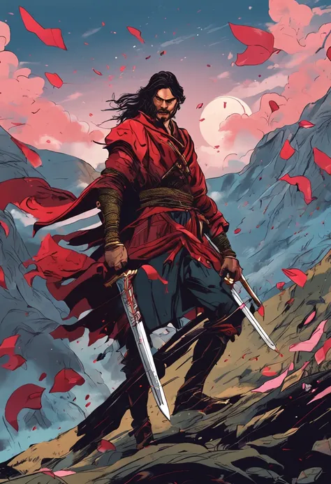 The Love Swordsman wields his sword and breaks the mountain