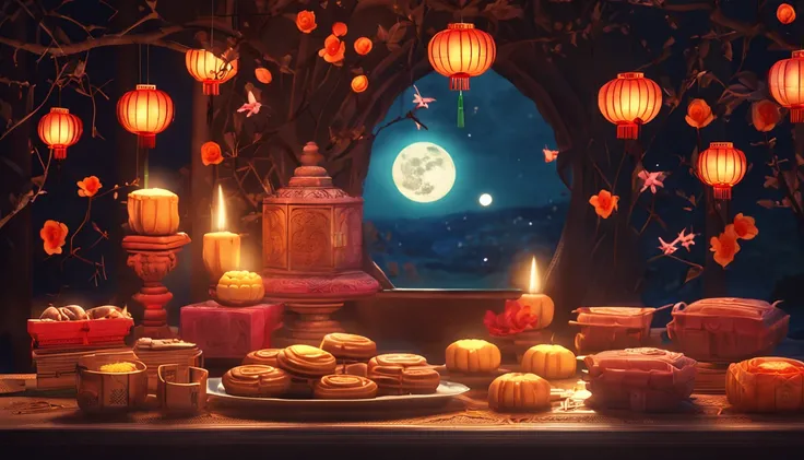 mid-autumn festival，Moon cake，probity