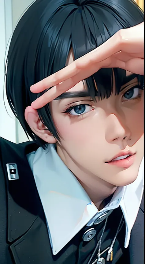 Lookism Webtoon, character, realistic, 77mm lens