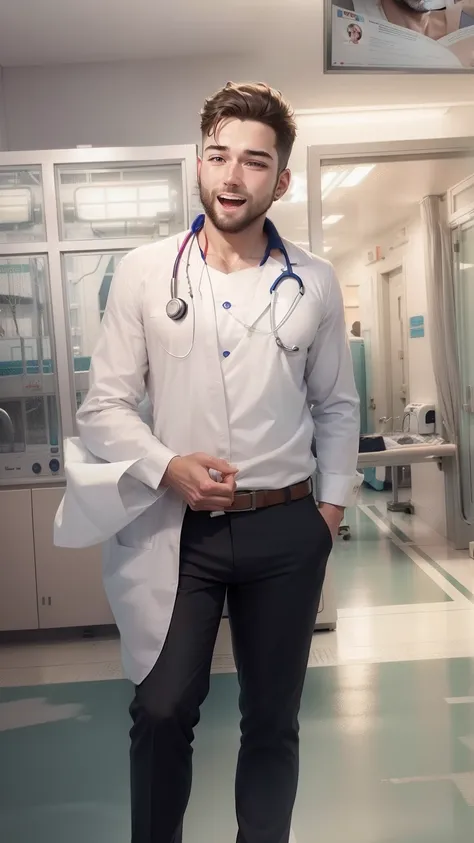 /imagine hospital cute guy hyper realistic