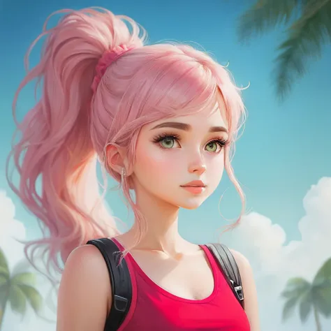 Cartoon Beautiful Girl