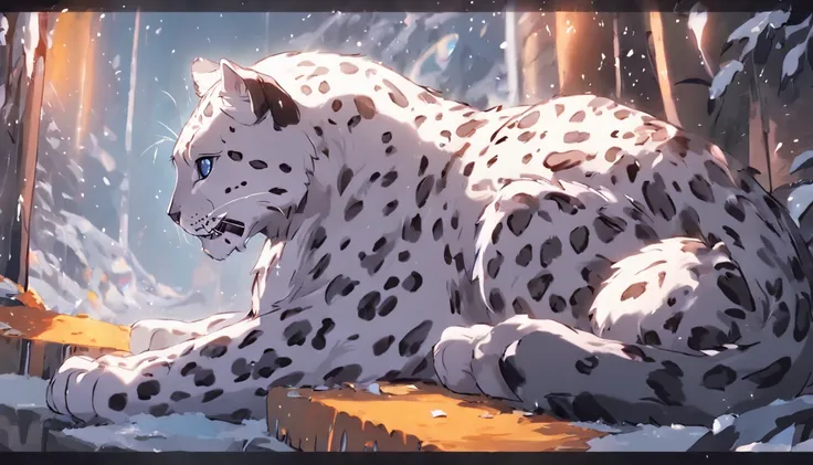 Cheese snow leopard