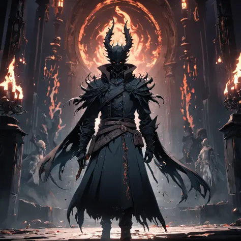 hades, Dark Souls, bloodborne Unreal Engine 5, Cinematic, colour grading, a portrait photo of, ultra wide-angle, depth of fields, ultra-detailliert, beautifully color-coded, Insane details, Intricate details, Beautifully color graded, Unreal Engine, Cinema...