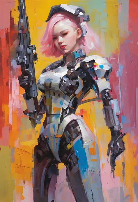 Tingyun, Honkai Star Rail, Magazine Cover, Dress, Slick, Mechanoid, Rifle