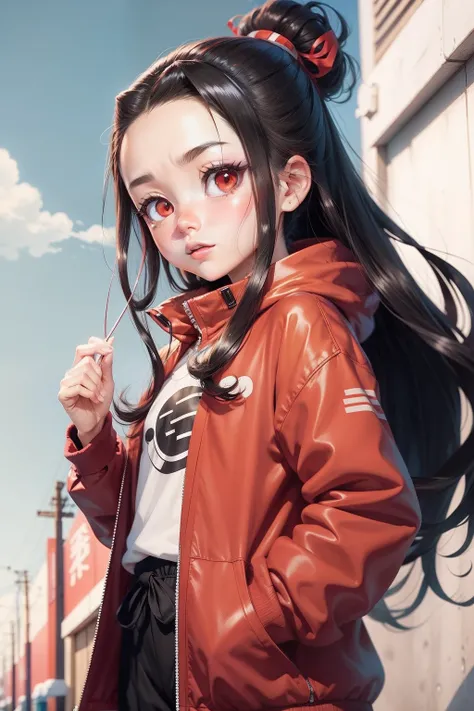 Nezuko in anime、anime styled