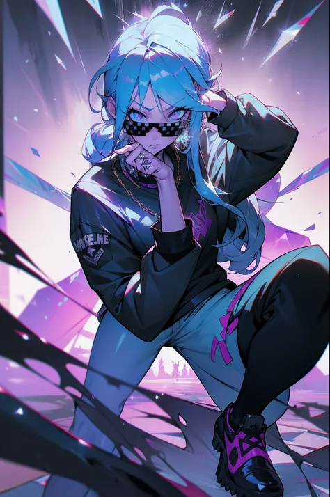 "Hardcore, ruthless, macabre, badass ice queen girl rapper with an intimidating and arrogant aura. She hails from the ghettos, representing the ice-cold gangsta culture of the West Coast. Her hair is adorned with icy crystal accents, and she rocks a baggy,...