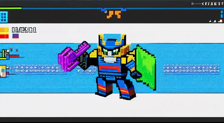 pixel game，character  design，Transformers， Pixel art #pixelart