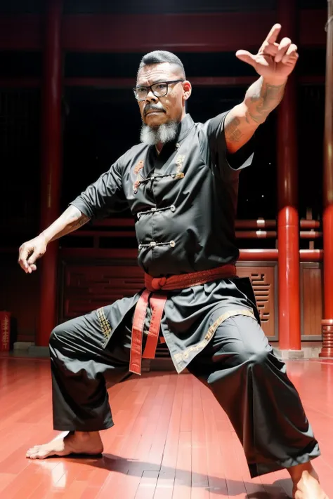 guttovendo1, old kung fu master teaching full chinese outfit