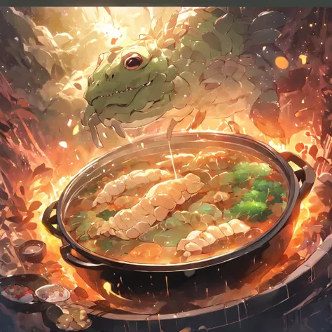 Hot pot soup pot，Turtle