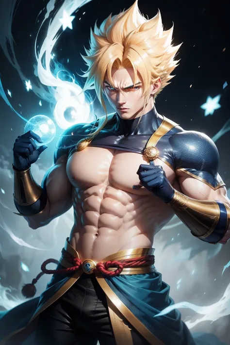 sayajin,homen,super sayajin,aura azul,anime,Anime traits,