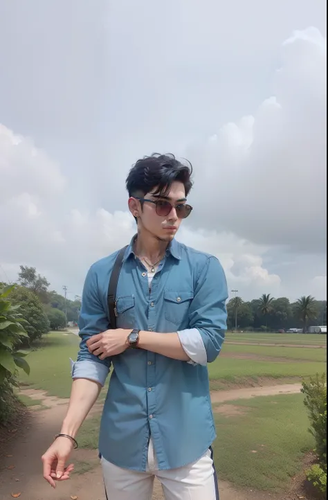 Change background handsome boy 8k