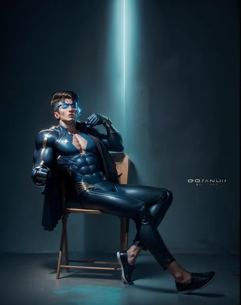 Superhero,oli skin, body, handsome