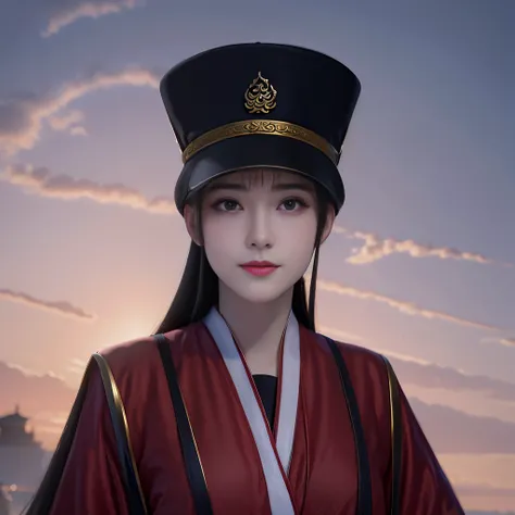 personagem de anime de uma mulher em uma roupa branca e vermelha, pintura de personagem bonita, inspirado por Cao Zhibai, inspirado por Li Mei-shu, yun ling, inspirado em Dong Yuan, Retrato de Mulan, Retrato de Onmyoji, lu ji |, Yang Qi, inspirado por Wang...