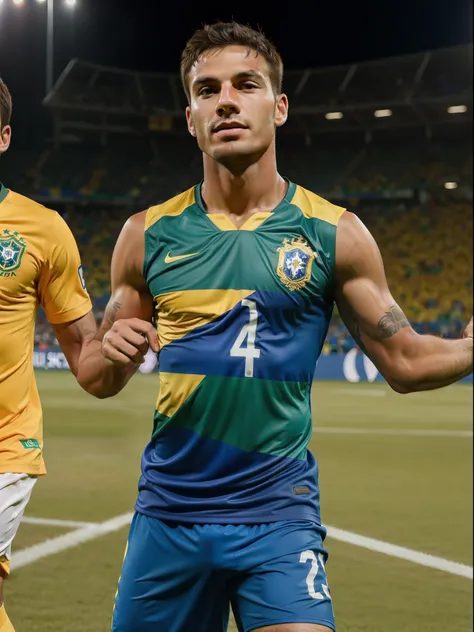 Man Soccer Player in Brazil