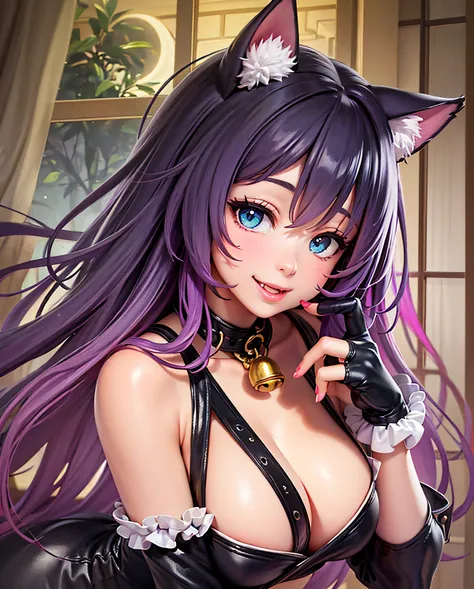 16K Ultra High Definition
Highest Quality
Glamorous cat girl
Super big ass and super big ass
Super Detail
Ultra-realistic body
Shiny skin
Glossy detailed hair texture
long beautiful long hair with gradient color from black to blue,,,,,,,,
Cat girl closes h...