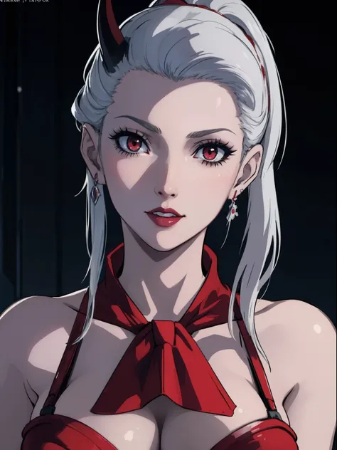 Best Quality, masutepiece, 超A high resolution, 1girl in, Sexy, In the Dark, deepshadow, lowkey, cold light, A MILF, Dinamic Light, Cinematic lighting, Cinematic lighting, downbrouse, Mature Woman, Parted hair in the middle, NSFW, Natural Breast, Upper body...