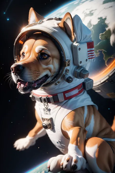 Dogs that have been in space all the time