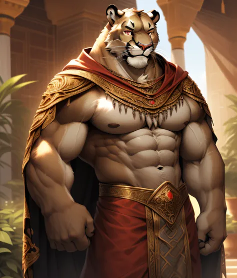 nj5furry, (a cougar, ripped muscles, )), silver and gray fur, ((full body)) male, kemono, ((extremely realistic shadows, masterpiece, extremely detailed, photorealistic), ((a cougar), beefy, broad shoulders, , strong mature man, man in his 40s, relaxed pos...