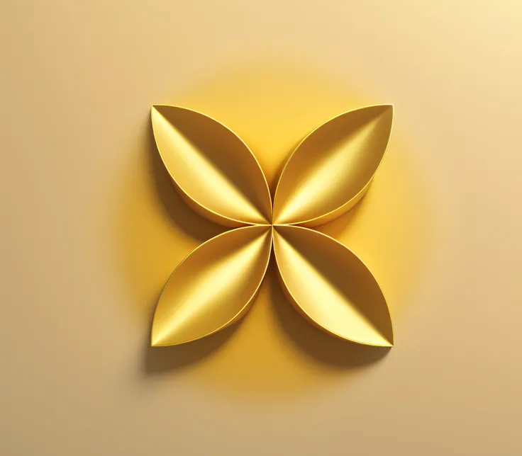 Realiy，Each petal is three-dimensional convex， a 3D render，c4d渲染，Three-dimensional feeling，super detailing，Golden velvet outer petals，Gold stroke，tmasterpiece，high qulity，Velvet texture，Gold craftsmanship，Gold edges plus gold edges，((The three-dimensional ...