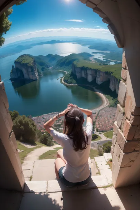 paz interna, viendo de lo alto hacia el futuro, un paisaje definido