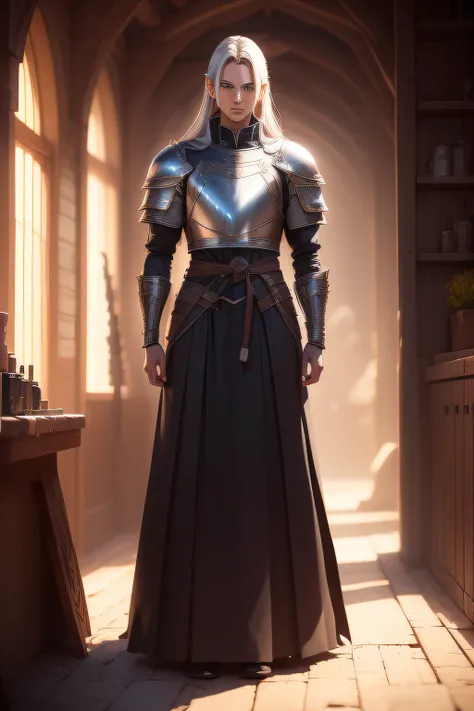 (Alchemy field: 1.3), (Hakama armor), (photo RAW: 1.2), (tmasterpiece: 1.3), (best qualityer: 1.4), super tall (Detailed characteristics of the garment), hdr