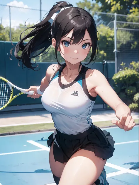 film photography, 1girl , sexy , (((whole body ))) , dynamic pose , (((sexy pose))), masterpiece

Character: Seductive Tennis Star
Style: Courtly Allure
Description: Shes on the tennis court, wearing a sleek and form-fitting tennis outfit that highlights h...