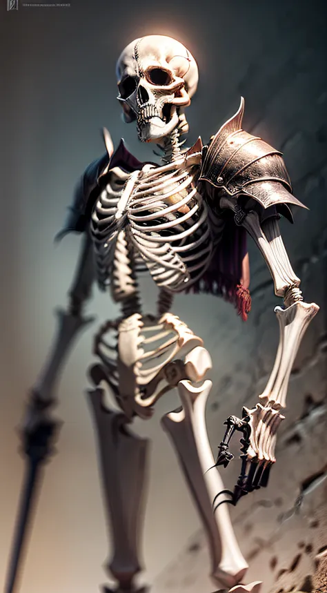 Witness the terrifying sight of the Skeleton Knight，A non-humanoid monster，