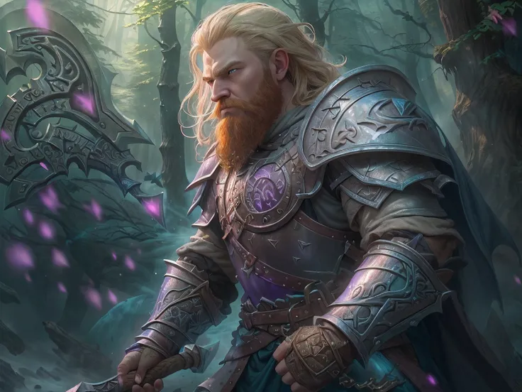 a picture of dwarf paladin of the crown protecting the palace, 1male dwarf, holy knight, protector of the crown, full body (best...