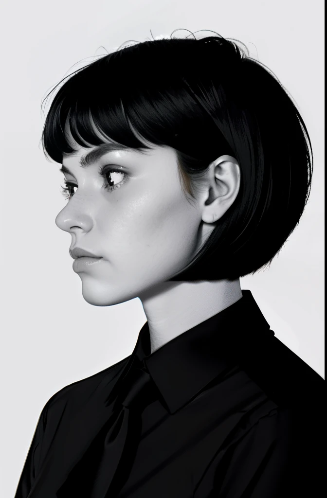 a 1girl, body complet, very detail, a lot of details, very extremely beautiful,  ((tmasterpiece, minimalism)), (short hair hair)...