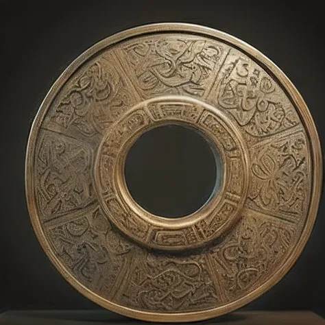 Shang dynasty style，Bronze pattern，Fantasy space