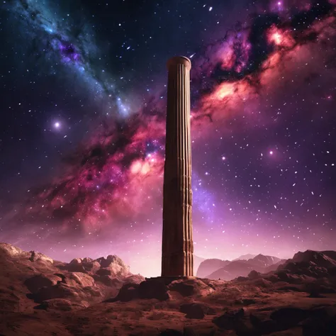 Starry Sky Galaxy Pillar of Creation