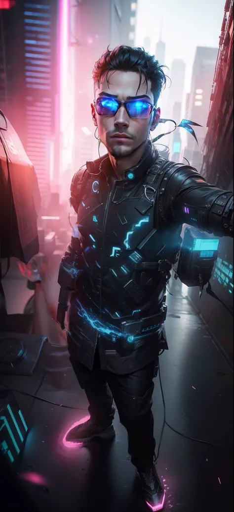 Change background cyberpunk handsome boy realistic face,8k