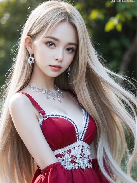 portlate、Alice in Wonderland、Blue sky、Bright and very beautiful face、Young shiny shiny white shiny skin、Best Looks、Platinum blonde hair with dazzling highlights、finer hair、beautiful long back hair that is very straight,,,,,,,,,,、Super long silky straight h...