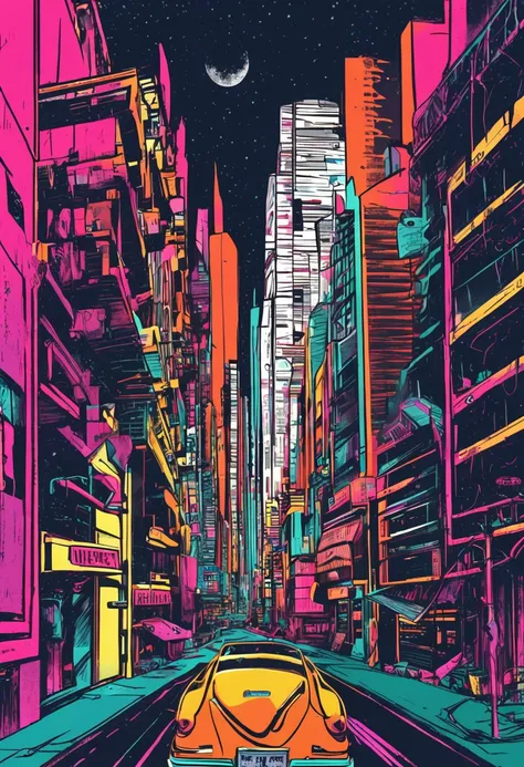 Beco estreito em uma cidade futurista, framed by towering skyscrapers adorned with holographic advertisements; The alley is dimly lit, com canos enferrujados e pavimento rachado, contrastando com o ambiente de alta tecnologia (Inspirado em abelhas:1.2) (Gr...