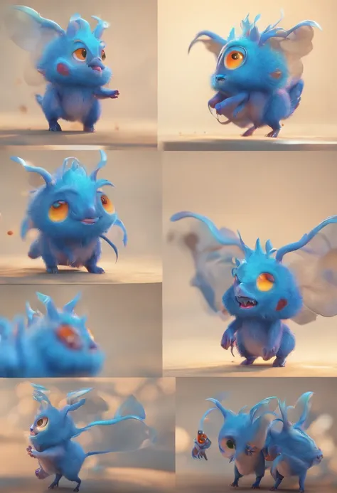 Little blue magical creatures resembling imps