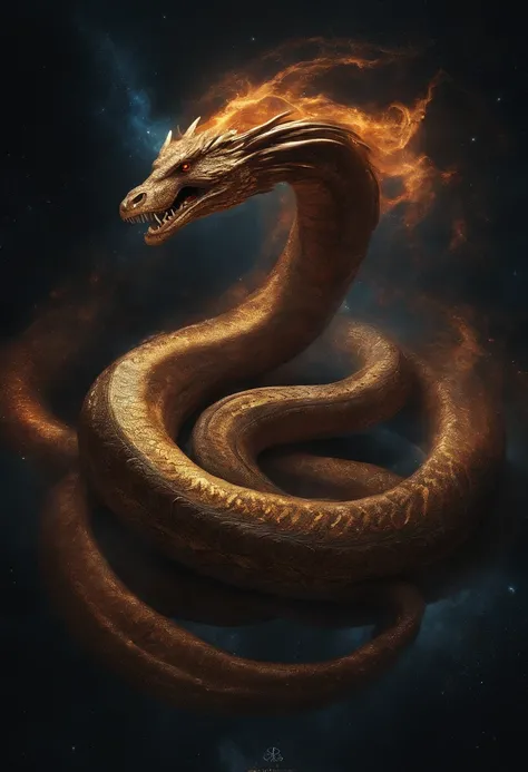 In the dimension of stellar collisions, The legendary Oroch Serpent became the embodiment of the Celestial Fury. Its body is a symphony of brilliant colors, Reflect the birth of stars. Its eyes burn with cosmic fire, The tendrils of energy surround its sha...