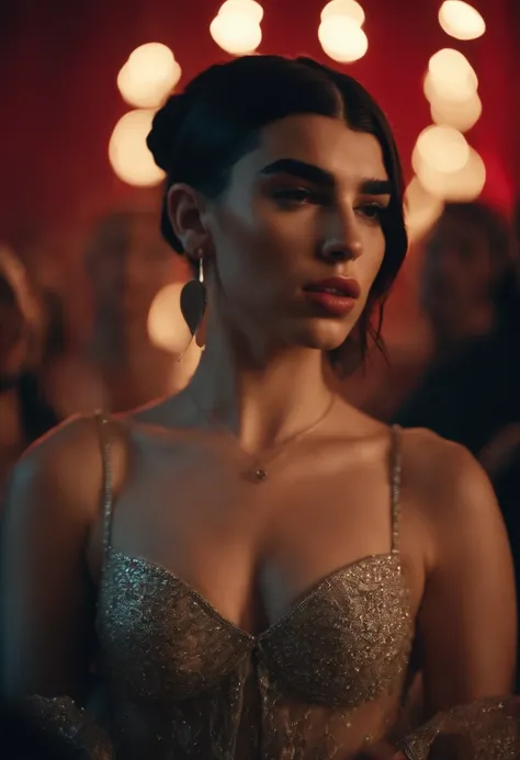 Dua Lipa as a sexy female demon