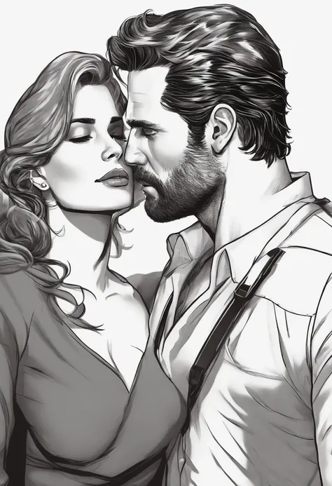 Arthur Morgan e mulher ruiva, par, casal, Sexo, hentai, NSFW, sexual position, (detalhes complexos), muito detalhado, rosto perfeito, Face in definition, dupla