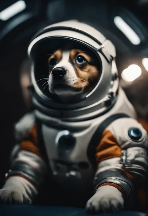 Puppy in a spacesuit，Odyssey in space