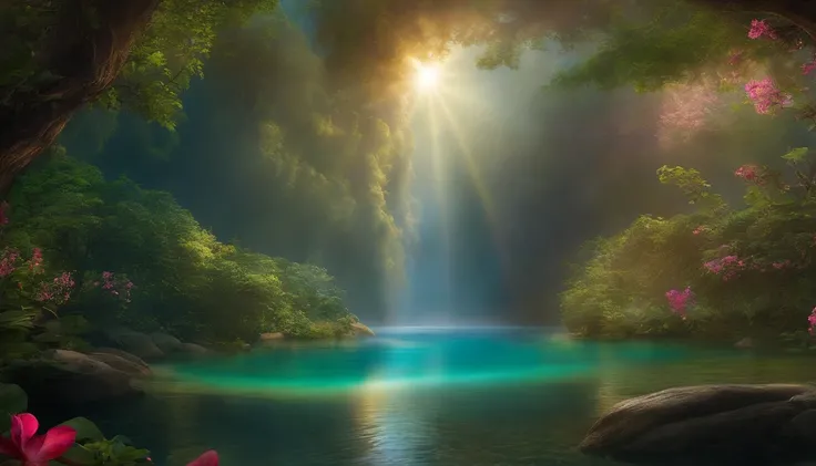 Imagine an intriguing scenario where Paradise transcends ethereal light and heavenly melodies and angels