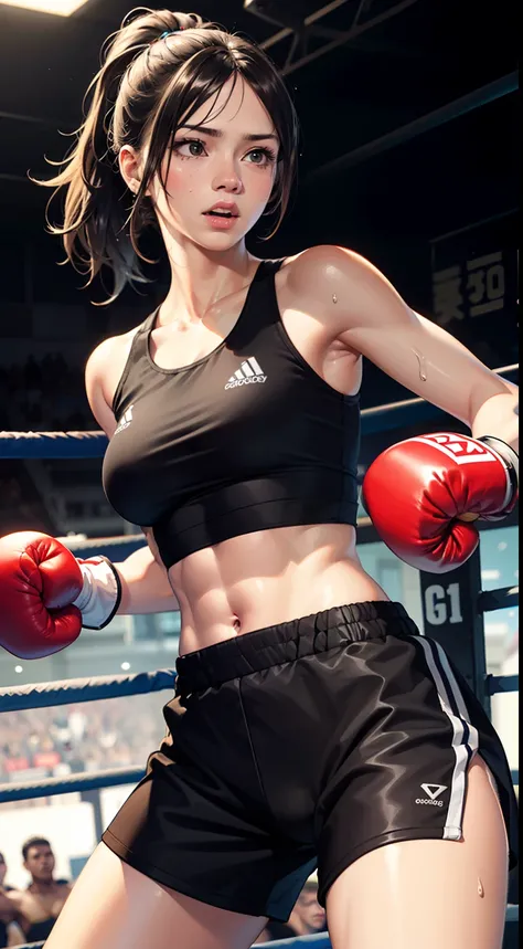 (original) , (very detailed wallpaper) , (best quality) , (masterpiece) , photographic reality, realistic, very detailed illustrations, (1 girl) , beautiful eyes, (delicate face) , perfect detail, (best lighting) , (super complex details) , 
 (boxing girl)...