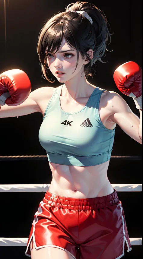 (original) , (very detailed wallpaper) , (best quality) , (masterpiece) , photographic reality, realistic, very detailed illustrations, (1 girl) , beautiful eyes, (delicate face) , perfect detail, (best lighting) , (super complex details) , 
 (boxing girl)...