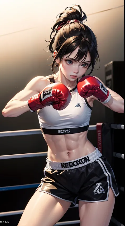 (original) , (very detailed wallpaper) , (best quality) , (masterpiece) , photographic reality, realistic, very detailed illustrations, (1 girl) , beautiful eyes, (delicate face) , perfect detail, (best lighting) , (super complex details) , 
 (boxing girl)...