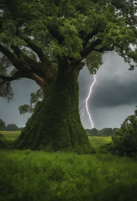 Big wind，Green trees fall to the ground，Tornadoes rage，Weeping people