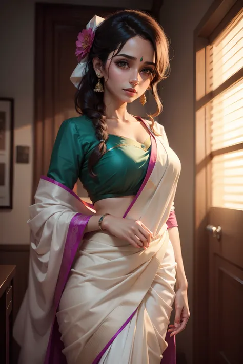 lady doctor in saree