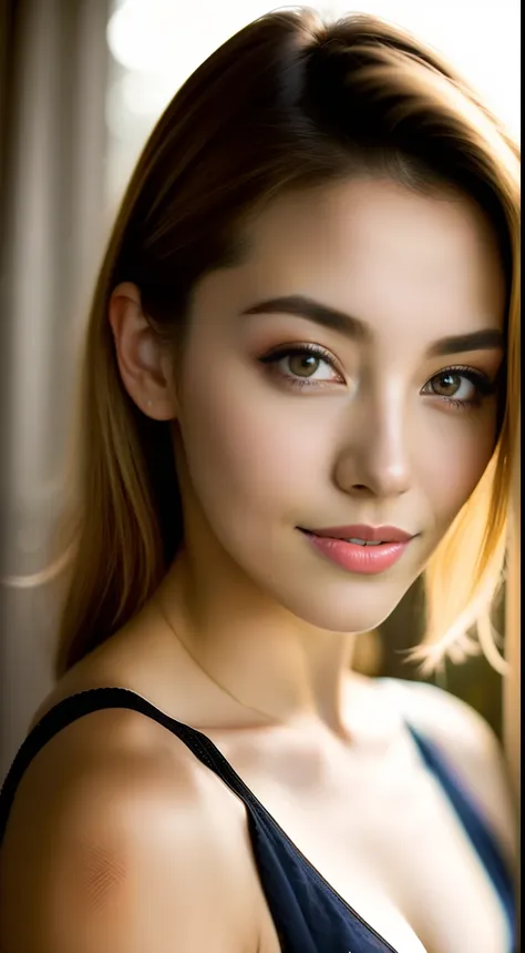 fashion model 25 years old [[[[close-up]]], [[[[chest]]]], [[[[neck]]], [shoulders]]]]], perfect eyes, perfect iris, perfect lip...