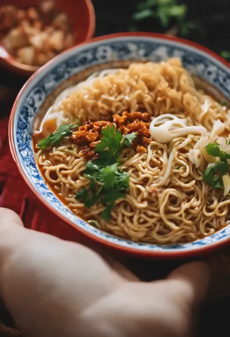 Garlic Mei Nai Instant noodles